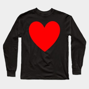 Single Butterfly Heart Long Sleeve T-Shirt